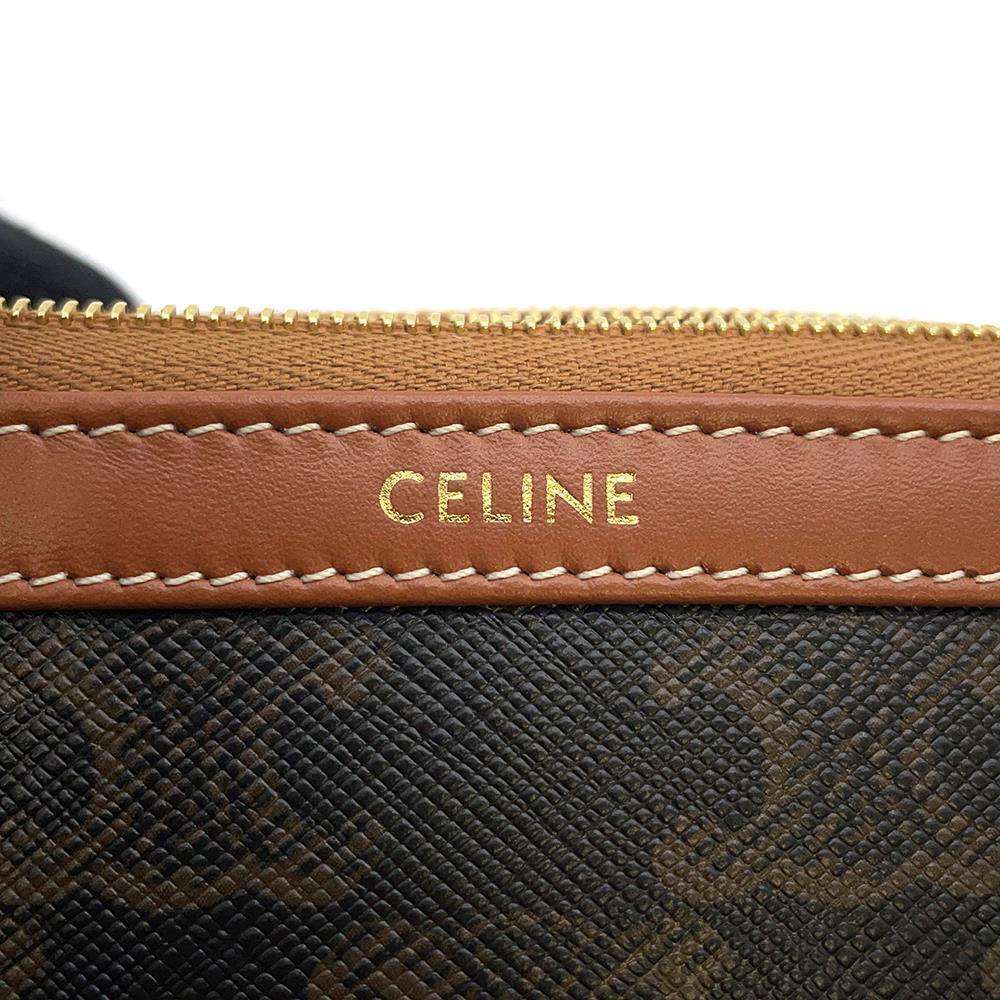 Celine Case Accessory Cosmetic Makeup Pouch Triomphe - Picture 9 of 11